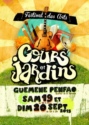 Festival des arts Cours et Jardins à GUEMENE PENFAO (44)