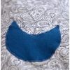 Bouillotte cervicale bleue et blanche